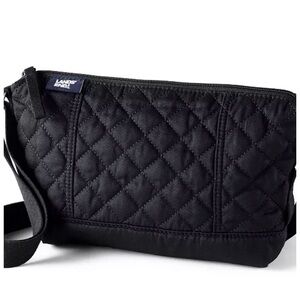 Lands' End Quilted Crossbody Bag NWOT